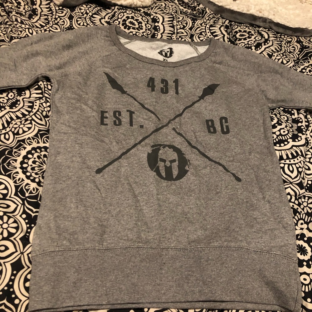 Spartan sweatshirt gray